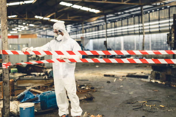 Professional Biohazard technician working in Landisville, NJ